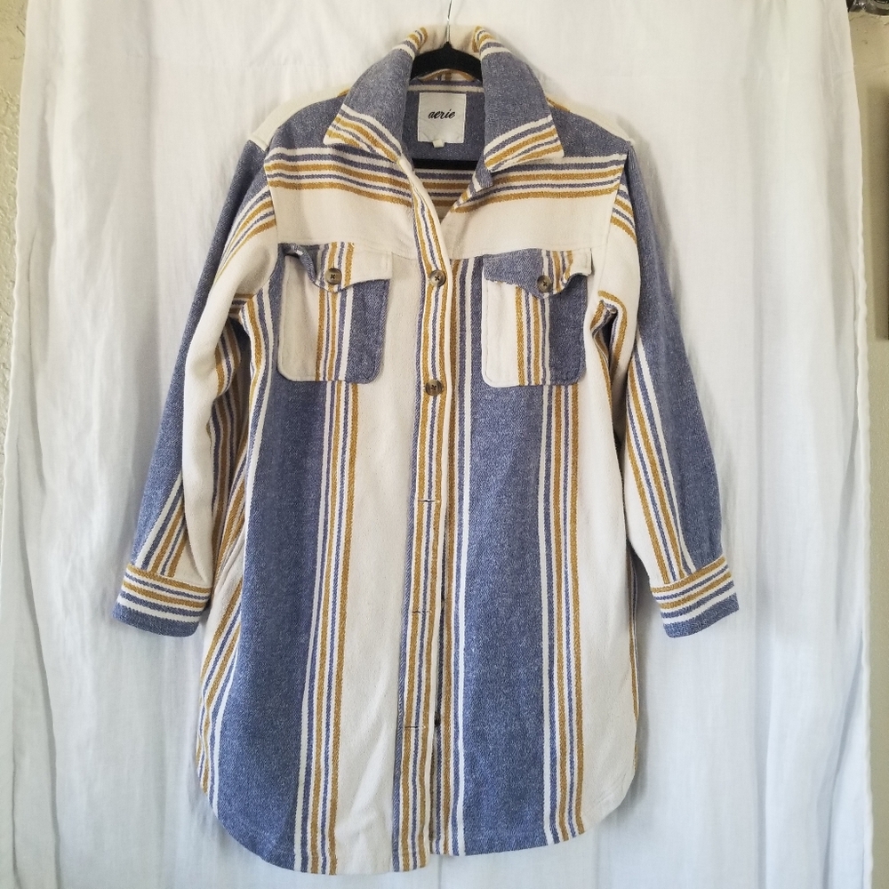 Aerie | 100% Cotton Plaid Shacket